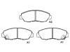 Brake Pad Set:45022-SM4-A00