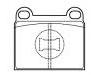 Brake Pad Set:171 698 151 B