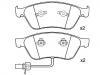 Bremsbelagsatz, Scheibenbremse Brake Pad Set:4E0 698 151