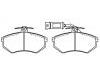 Bremsbelagsatz, Scheibenbremse Brake Pad Set:443 698 151 C