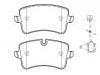 Brake Pad Set:4G0 698 451 A